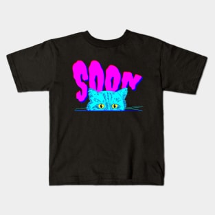 Soon, Evil Cat is Plotting Kids T-Shirt